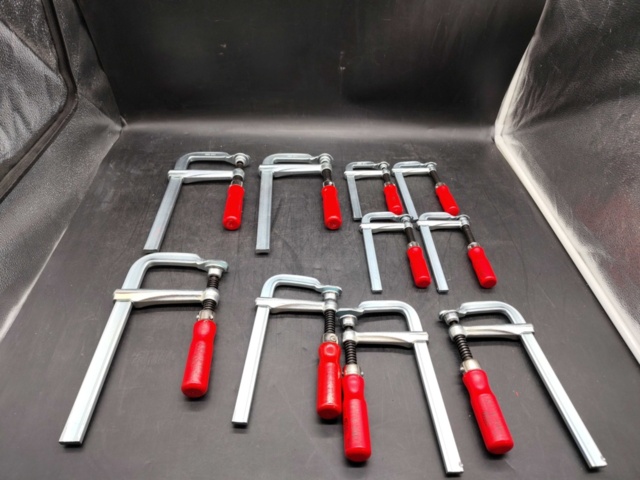 1480373-1 Skruvtvingar, 10 st – Bessey, blandade storlekar