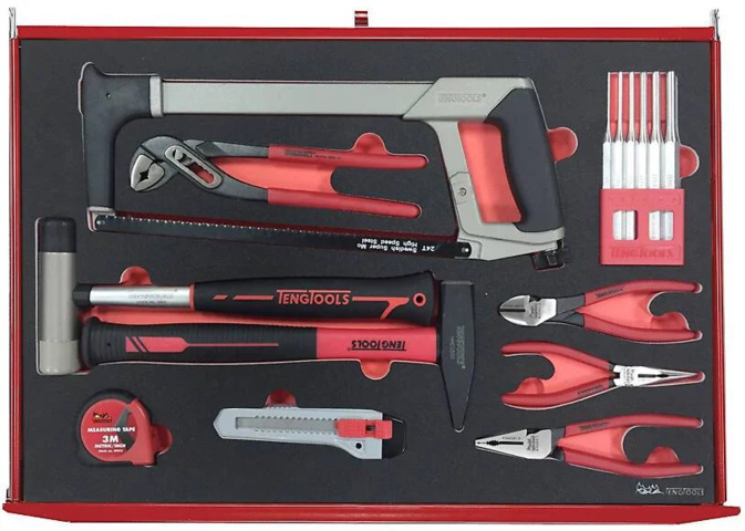 1481218-3 Tool Trolley - Teng Tools, 179 pieces, TCMME179, EVA interior