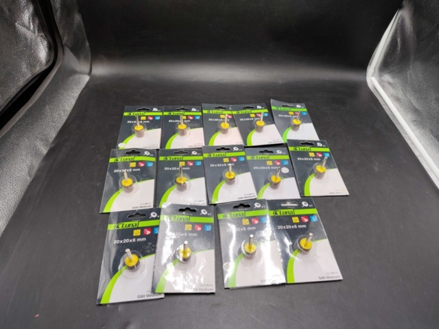 1480388-2 Lamellslipstift, 14 st -  Luna Tools, 20x20x6 mm, G80 medium