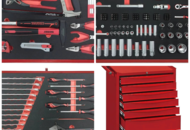 1481235 Tool Trolley - Teng Tools, 179 pieces, TCMME179, EVA interior