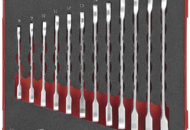 1481243 U-ringspärrnyckelsats– Teng Tools, raka nycklar, EVA