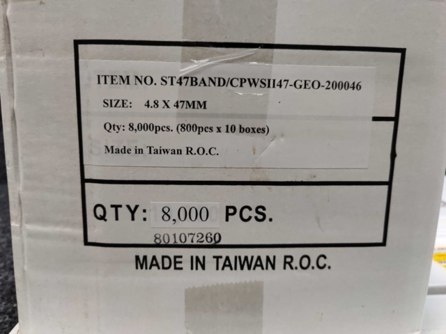 1480790-6 Ca 8000 st Trallskruv bandad 4,8x47mm