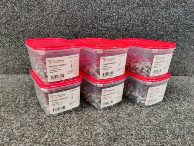 1480827-2 Approximately 600 pcs French wood screws TF 10x30