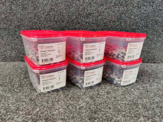 1480827-3 Approximately 600 pcs French wood screws TF 10x30