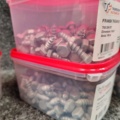1480827-5 Approximately 600 pcs French wood screws TF 10x30