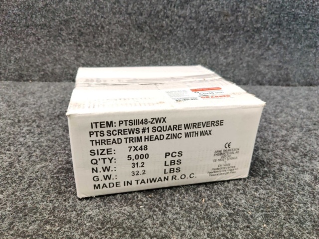1481110-2 About 5000 pcs. Floor & molding screw Grabber 4.0x48mm