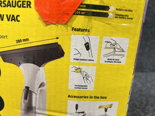 1481292-3 Batteridriven fönstertvätt Kärcher WV2