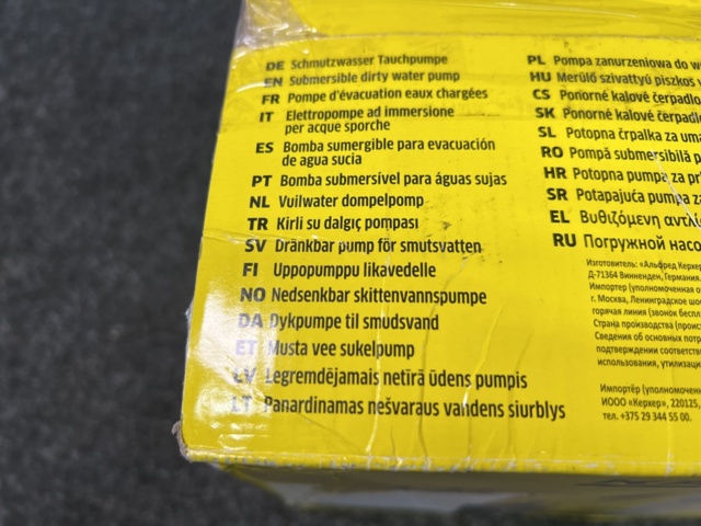 1481296-5 Dränkbar smutsvattenpump Kärcher SP 22.000