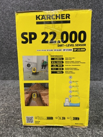 1481296-6 Dränkbar smutsvattenpump Kärcher SP 22.000