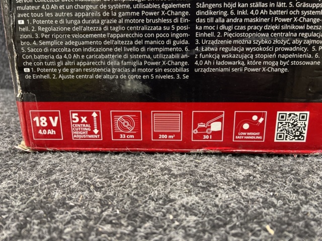 1481312-6 Battery-powered lawn mower Einhell GE-CM 18/30 Li