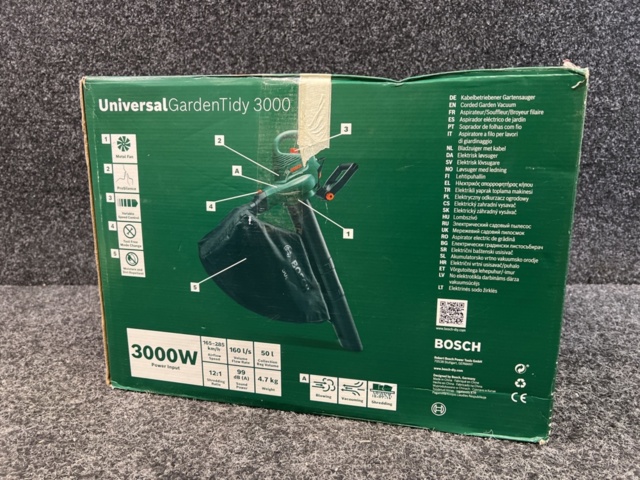 1481313-4 Garden vacuum cleaner and leaf blower Bosch UniversalGardenTidy 3000