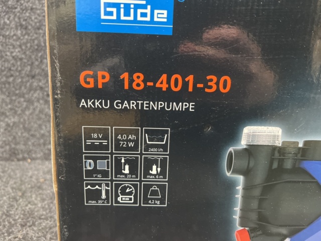 1481319-2 Garden pump Güde GP 18-401-30