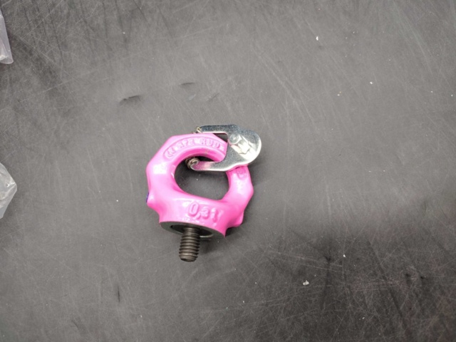 1480409-4 Lifting eye pin, 4 pcs - RUD, VRS-F key M8, rotatable, powder coated