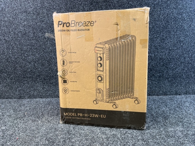 1481358-1 Oil-filled electric radiator ProBreeze 2500W