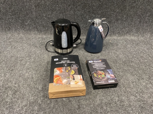 1480462-1 Kettle, thermos jug, thermometer & vacuum packaging bags
