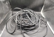 1480415 Gummislang, parti – svart, flexibel, armerad