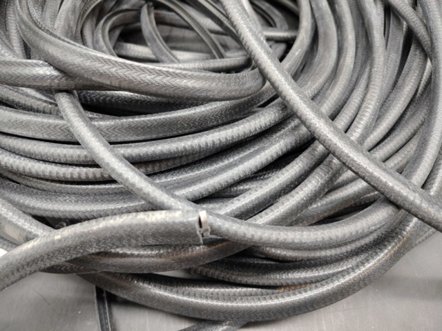 1480415-3 Rubber hose, part – black, flexible, reinforced