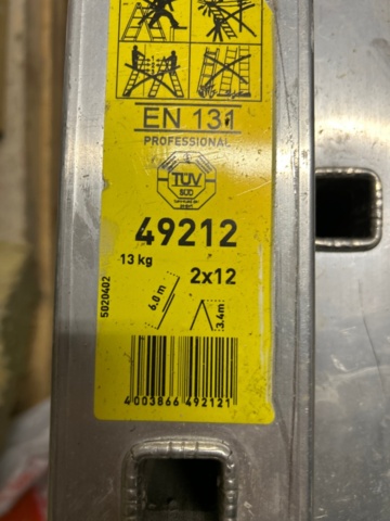 1410935-4 Stege 2x12 steg - Zarges