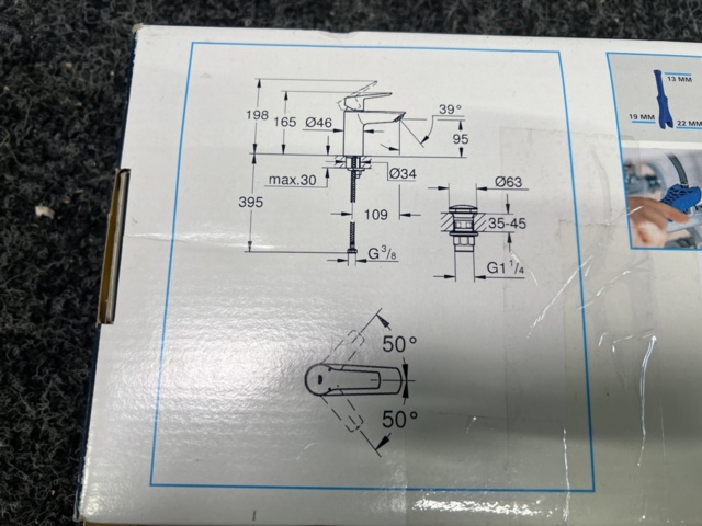 1481423-4 Basin mixer Grohe