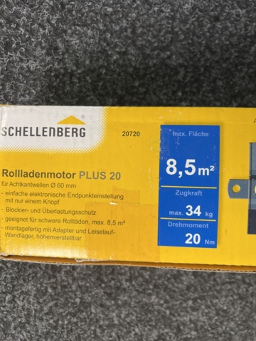 1481426-5 Roller blind motor Schellenberg