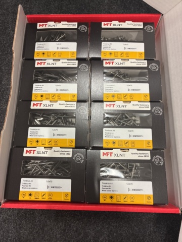 1481457-3 800 pcs Wood screws MFT 5.0x70mm stainless steel