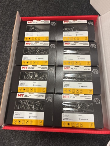 1481468-3 800 pcs Wood screws MFT 5.0x60mm stainless steel