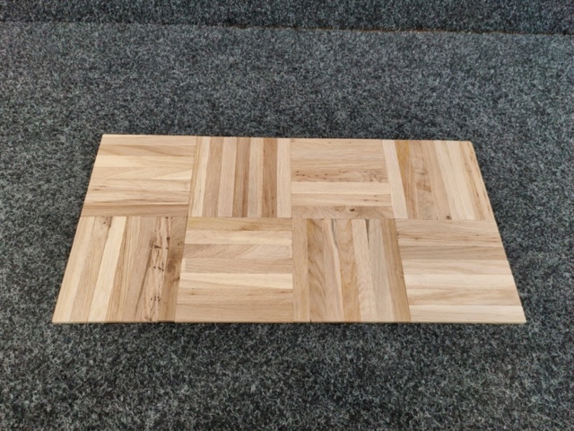 1481618-10 Massiv Ekmosaikparkett Exportdrvo 640x320x8 mm (ca 177,12 kvm