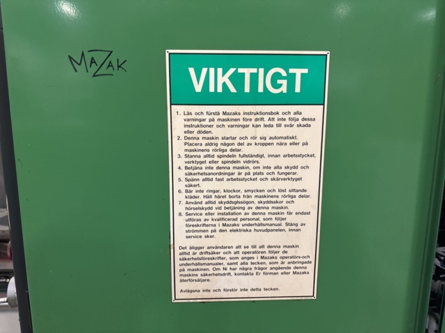 1404486-15 CNC-bearbetningscenter – Mazak VQC-20