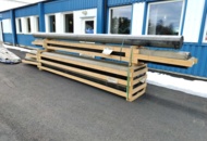 1094743 6 st Limträstolpar 12-kantig Martinsons Comwood