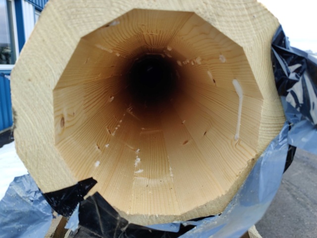 1094743-9 6 st Limträstolpar 12-kantig Martinsons Comwood