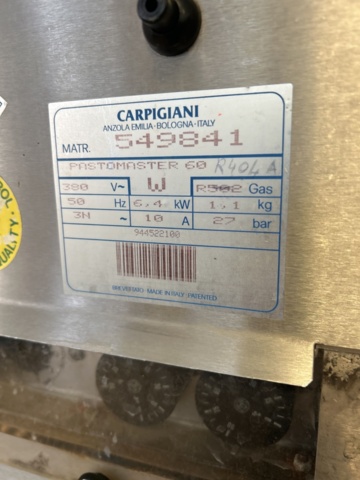 1470212-6 Professionell pastöriseringsmaskin - Carpigiani Pastomaster