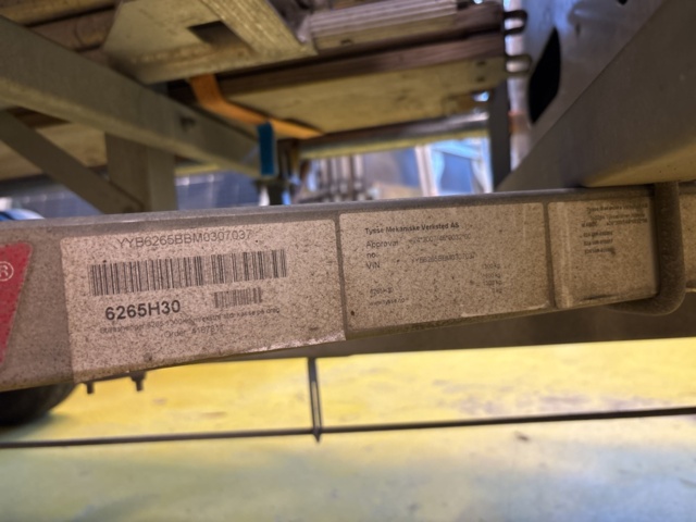 1469069-29 Ställningssläp med ramställningsdelar - Monzon 6265H30 / Tysse