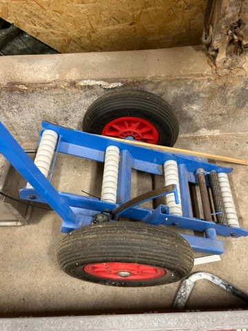 1410940-2 Trolley with accessories - rolling trolley and adjustable supports