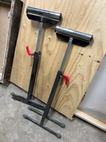 1410940-3 Trolley with accessories - rolling trolley and adjustable supports