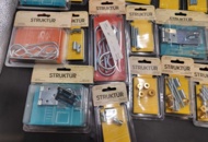 1480426 Construction fittings, mixed lot – Scandinavia Structure, furniture fittings, screw joints