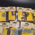 1480426-3 Construction fittings, mixed lot – Scandinavia Structure, furniture fittings, screw joints