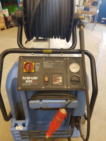 1444933-1 Hot water washer Kränzle Therm 895 (with hose reel)