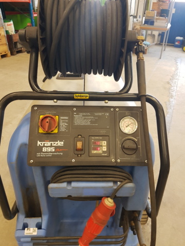 1444933-11 Hot water washer Kränzle Therm 895 (with hose reel)