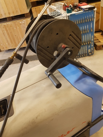 1444933-12 Hot water washer Kränzle Therm 895 (with hose reel)