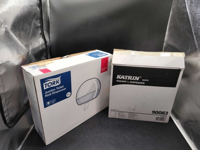 1480440-1 Toilet paper holder, 2 pcs – Tork, Katrin, jumbo, white