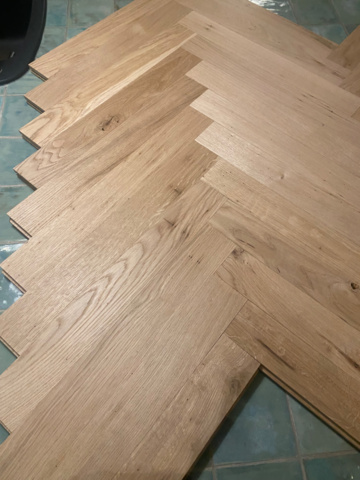 1481613-1 Massiv Fiskbens-/ekparkett Exportdrvo 500x70x22 mm (ca 50,40 kvm)