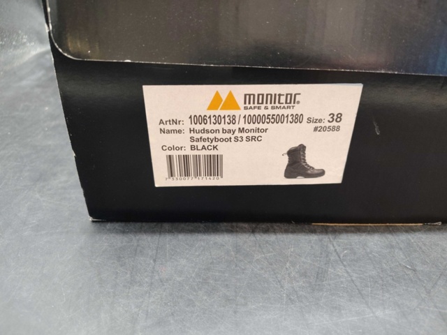 1480441-4 Skyddskängor – stl 38, Monitor Hudson Bay, S3 SRC, vinterfodrade, metallfria