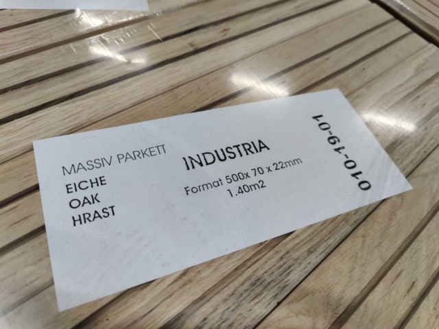 1481614-8 Solid herringbone/oak parquet 500x70x22 mm (approx. 50.40 sq m)