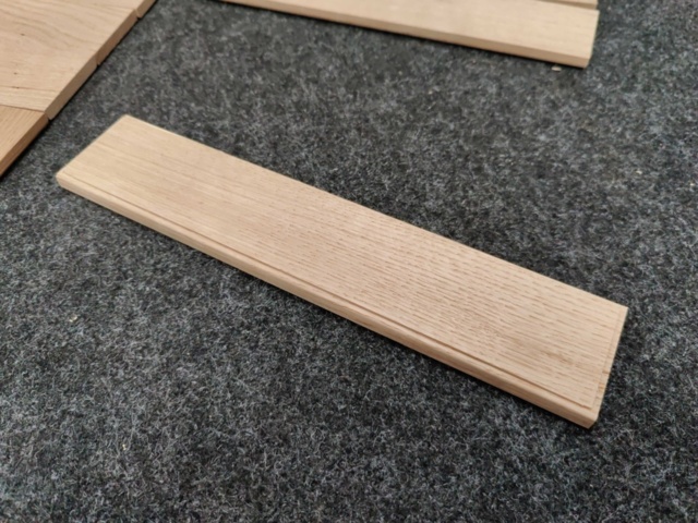 1481616-13 Solid herringbone/single-strip parquet Oak Bjelin Rustic 300x60x10 mm (approx. 151.20 sq m)