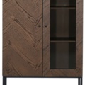 1481913-5 Edge display cabinet in smoked oak