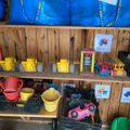 1482006-3 Toys and objects in storage in the yard