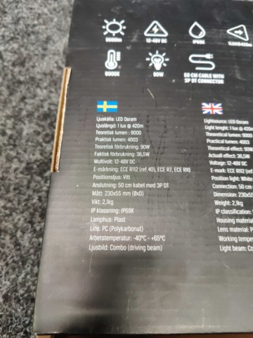 1428275-3 LED-extraljus Award 9"