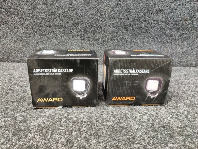 1428278-1 2 st Arbetsstrålkastare LED 80W Award