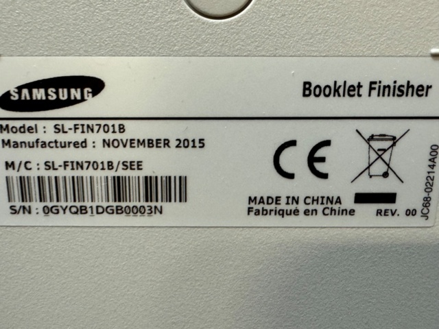 1405485-12 Printer - Samsung Multixpress X7500LX