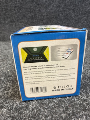 1466074-4 Socell lamp + remote control waterproof 180 COB